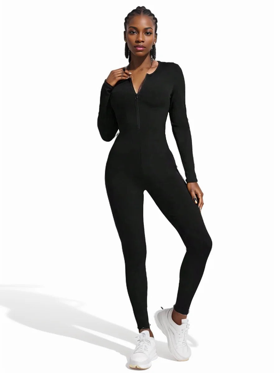 long sleeve sport Jumpsuit